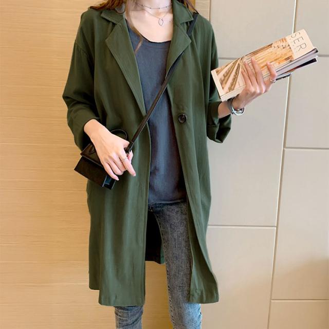 ミドル丈テーラードジャケット