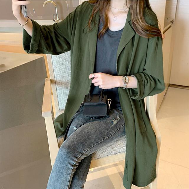 ミドル丈テーラードジャケット