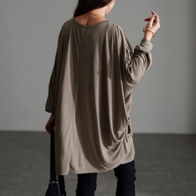 サイドタックドルマンチュニック