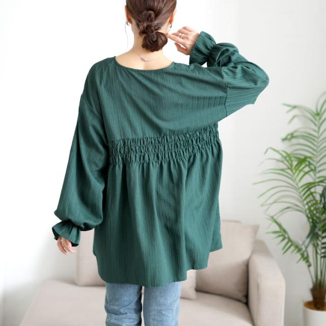 キャンディスリーブシャーリングチュニック