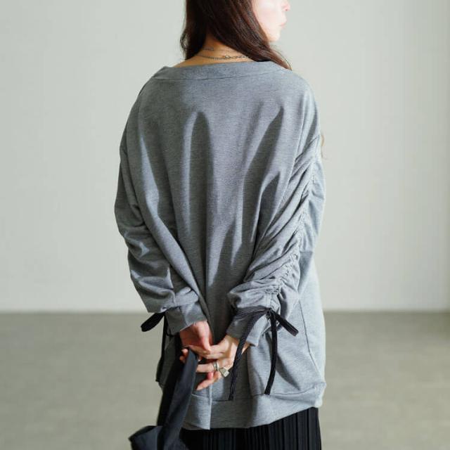 ドロストスリーブプルオーバー