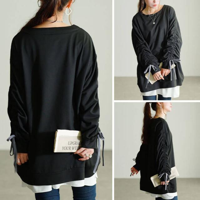 ドロストスリーブプルオーバー