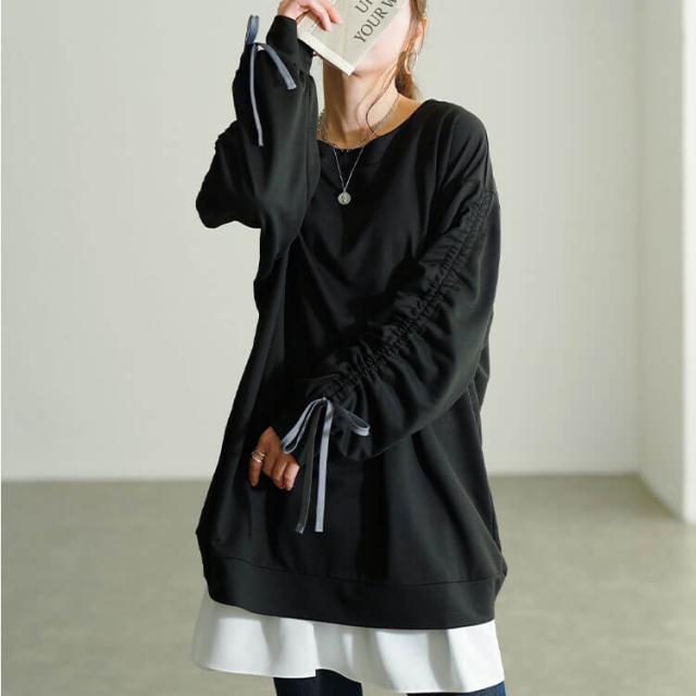 ドロストスリーブプルオーバー