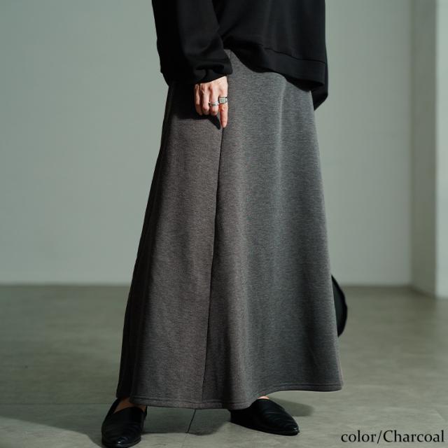 裏シャギータックフレアスカート