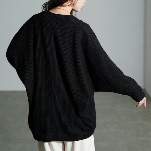 ワッフルドルマンカーディガン