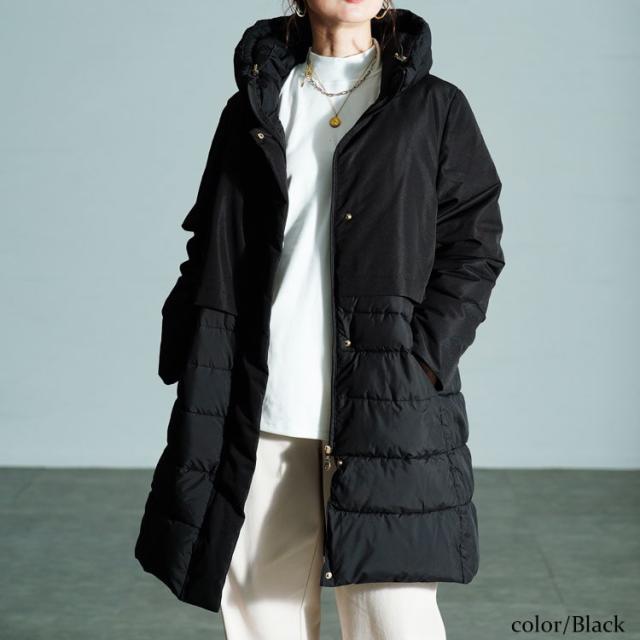 撥水＆防風ファイバーダウンコート