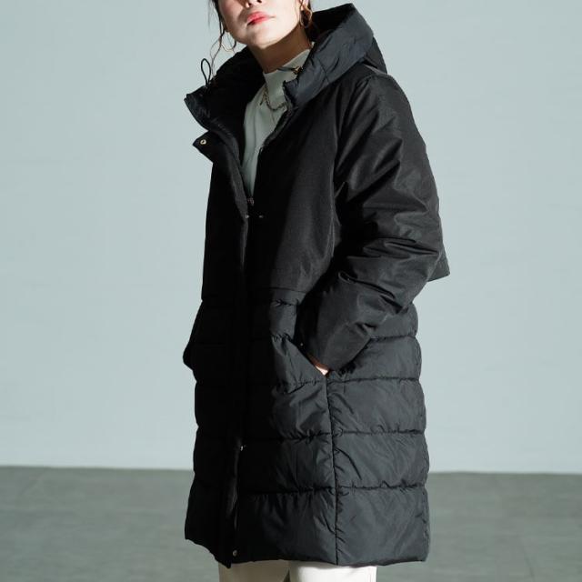 撥水＆防風ファイバーダウンコート
