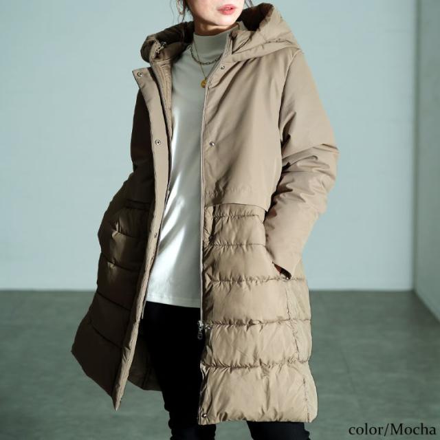 撥水＆防風ファイバーダウンコート