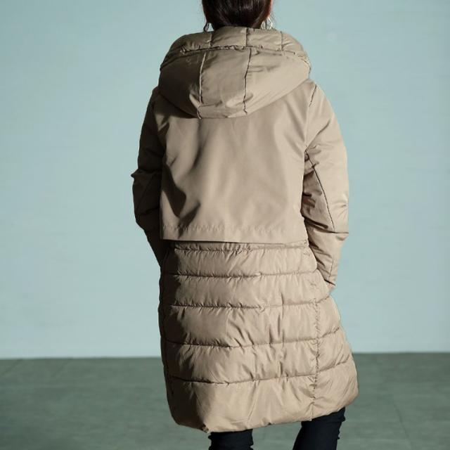 撥水＆防風ファイバーダウンコート