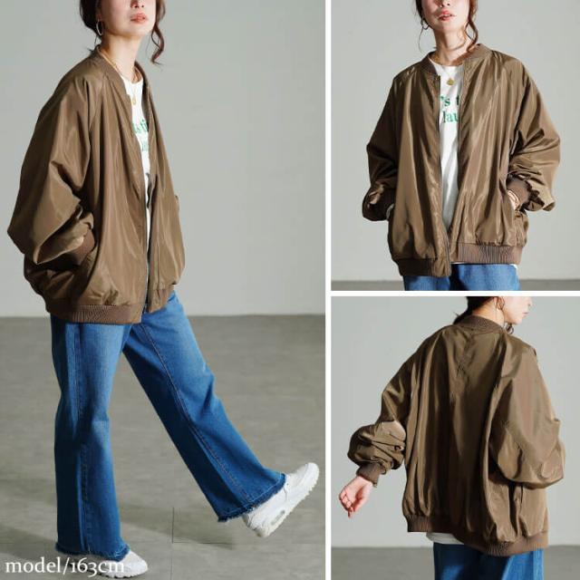 オーバーサイズMA-1ジャケット