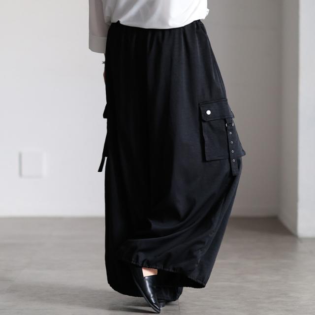 裾ドロストボリュームカーゴパンツ