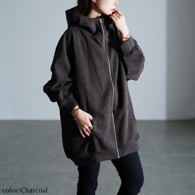 ビッグフードジップパーカー