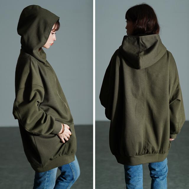 ビッグフードジップパーカー