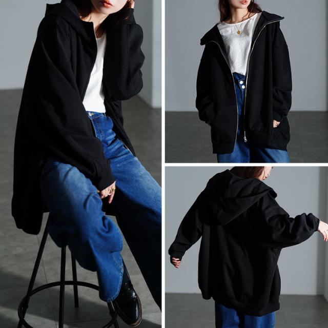 ビッグフードジップパーカー