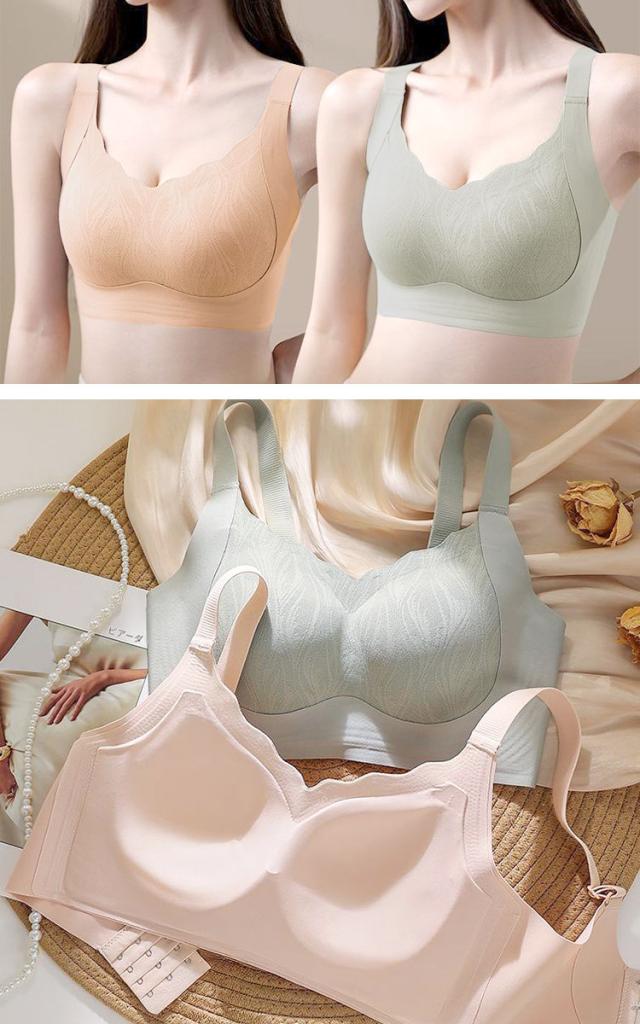 胸を小さく見せる!脇高シームレスブラジャー