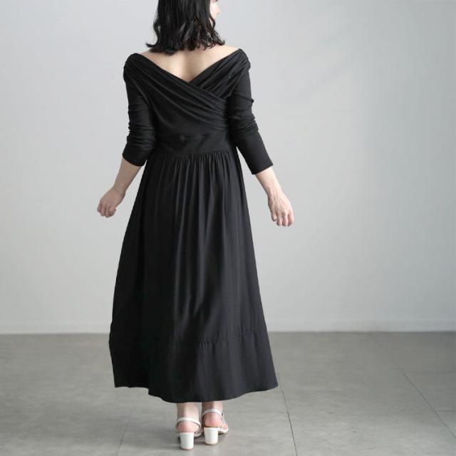 2WAYカシュクールフレアワンピース