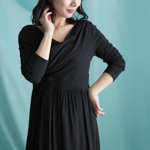 2WAYカシュクールフレアワンピース