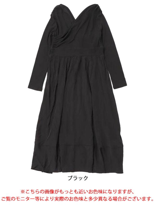 2WAYカシュクールフレアワンピース