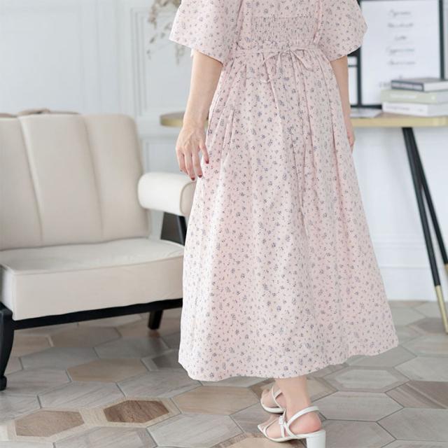 フラワーミストギャザーワンピース