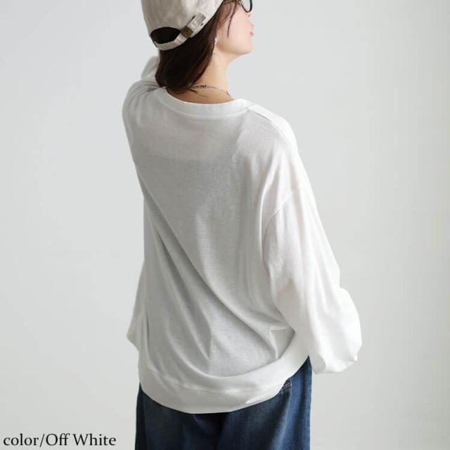 スラブオーバーサイズプルオーバー