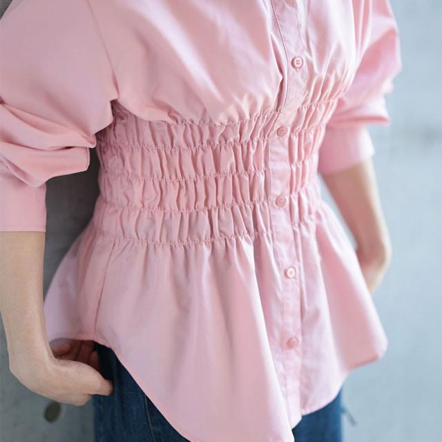 ブロードシャーリングシャツ