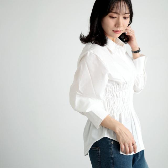 ブロードシャーリングシャツ