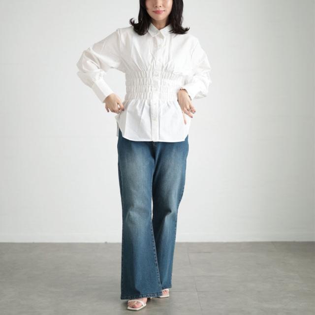 ブロードシャーリングシャツ