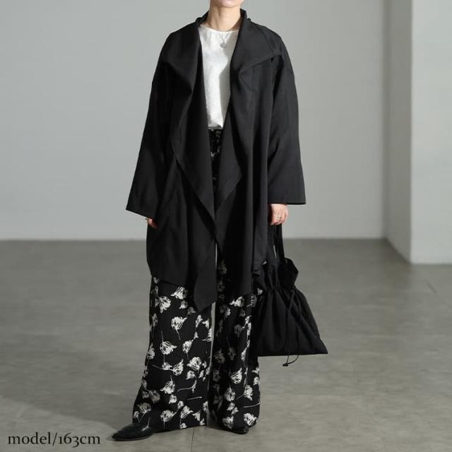 ルーズネックオーバーサイズ変形ジャケット