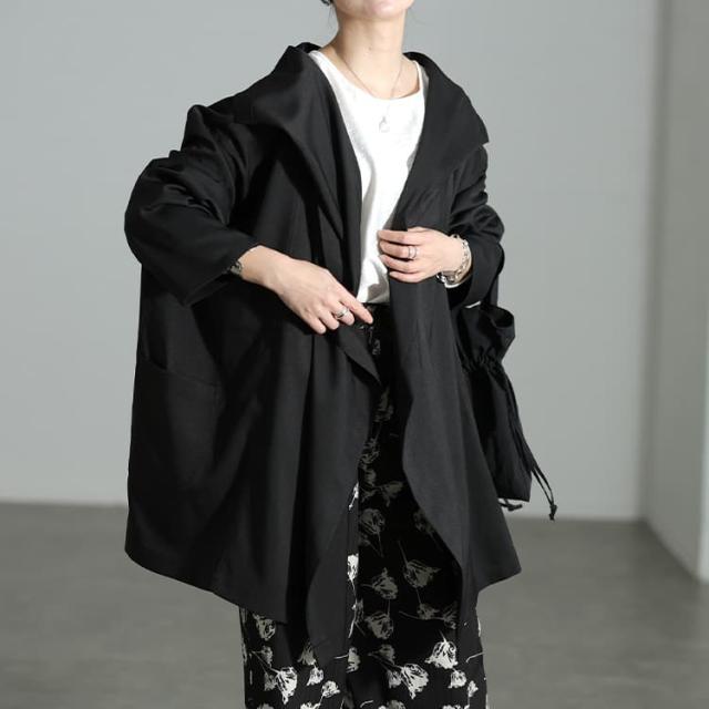 ルーズネックオーバーサイズ変形ジャケット