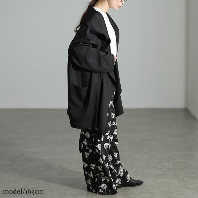 ルーズネックオーバーサイズ変形ジャケット