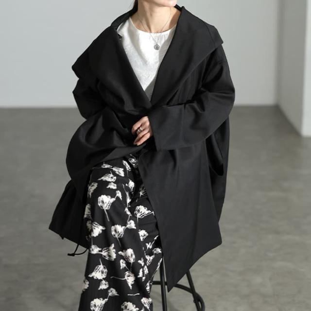 ルーズネックオーバーサイズ変形ジャケット