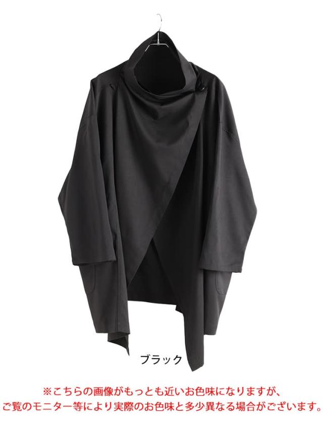 ルーズネックオーバーサイズ変形ジャケット