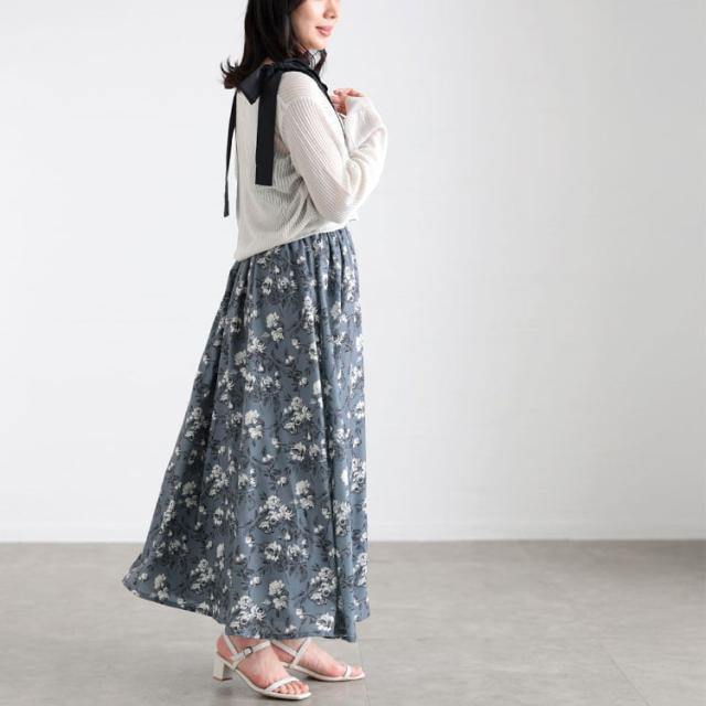 フラワーガーリーワンピース