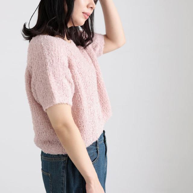 フェザーフリンジサマーニット