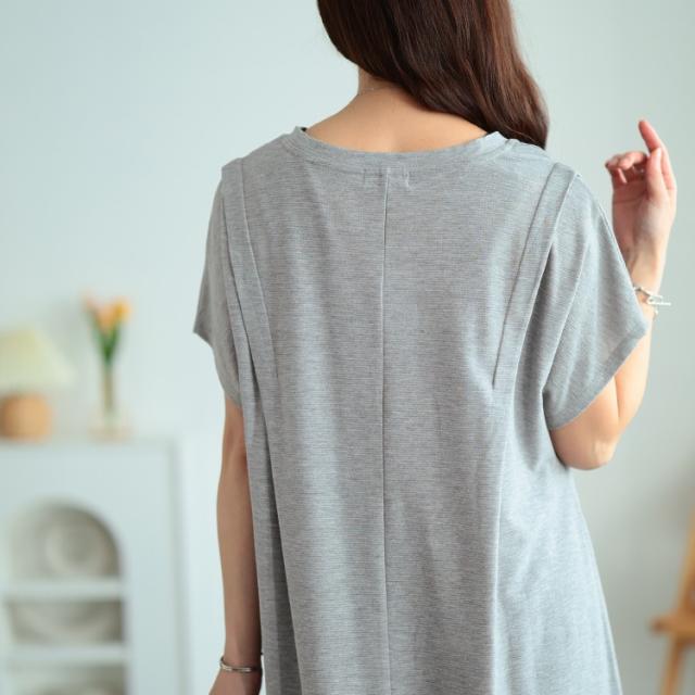 吸水速乾＆UVカット肩タックワンピース