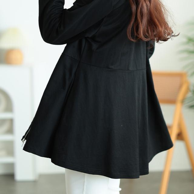 接触冷感＆UVカット＆吸水速乾ペプラムパーカー