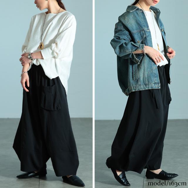 ビッグポケットバレルパンツ