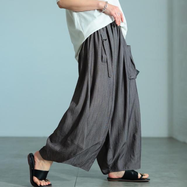 ビッグポケットバレルパンツ