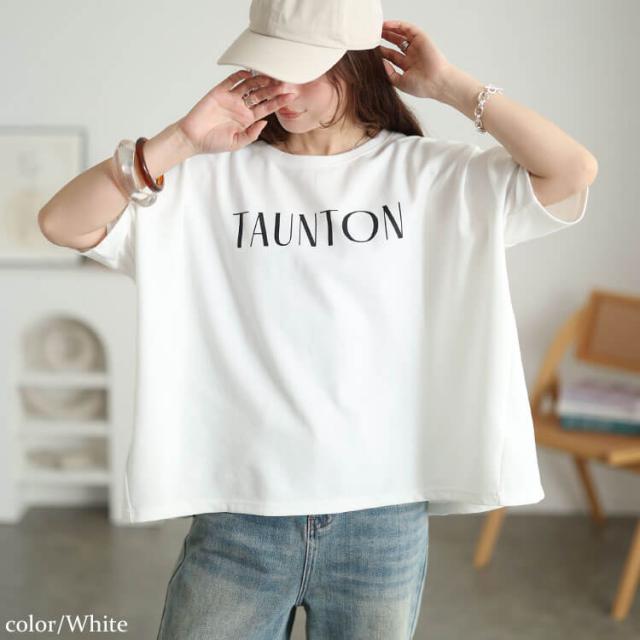 接触冷感＆UVカット＆吸水速乾ロゴプリントTシャツ