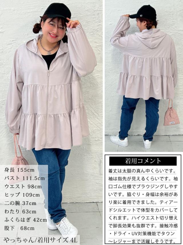 接触冷感&UVカット&耐塩素ティアードラッシュガード