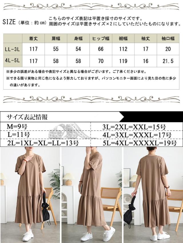 ティアードコットンワンピース