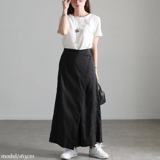 ラップスカートサルエルパンツ