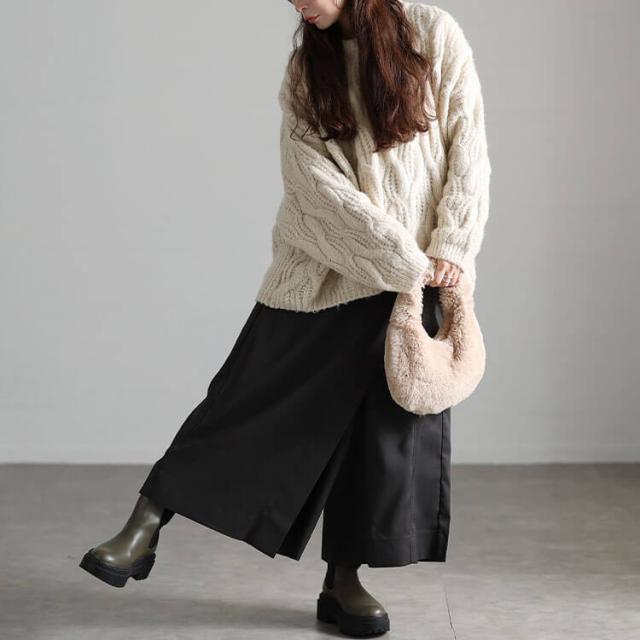 ラップスカートサルエルパンツ