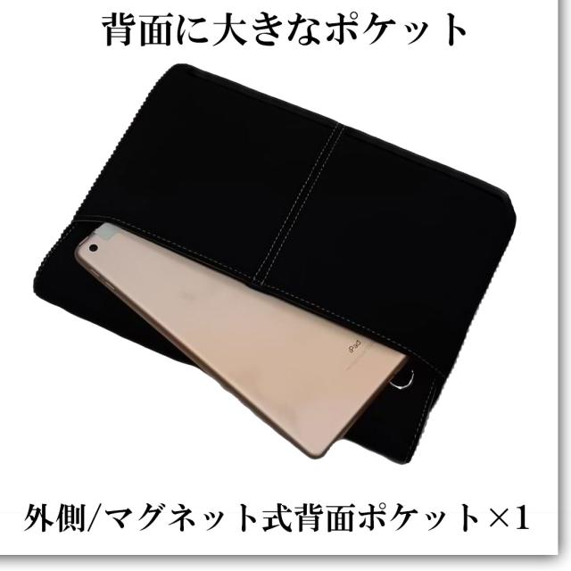 サコッシュ ショルダーバッグ 最高級 アルカンターラ ピスタシリーズ Maturi マトゥーリ 革 2WAY MT-44 BLACK画像4