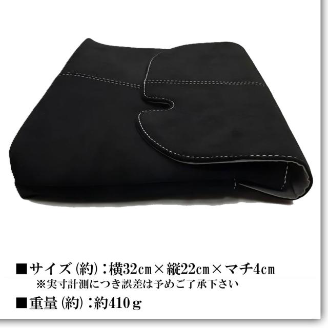 サコッシュ ショルダーバッグ 最高級 アルカンターラ ピスタシリーズ Maturi マトゥーリ 革 2WAY MT-44 BLACK画像5