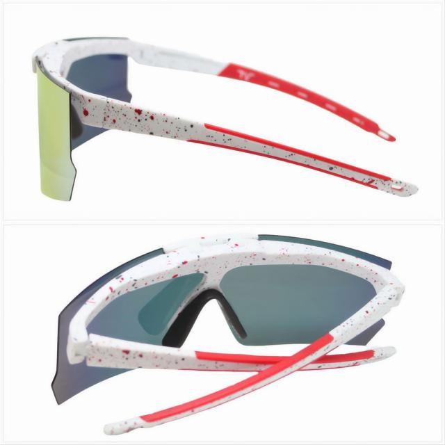 サングラス 偏光サングラス 跳ね上げ Maturi マトゥーリ スポーツサングラス リボ TK-2163RB画像