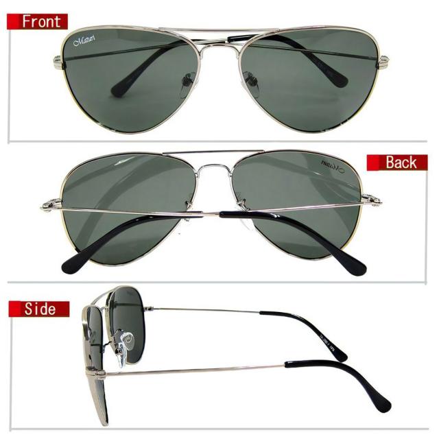 サングラス 偏光サングラス Maturi マトゥーリ チタン ティアドロップ サングラス ケース付き TK-300-1画像5