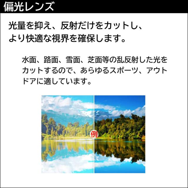 サングラス 偏光・調光サングラス 5種類の交換用レンズ付き 近視レンズ用フレーム付き ハードケース付き POLARIZED TK-S01画像5