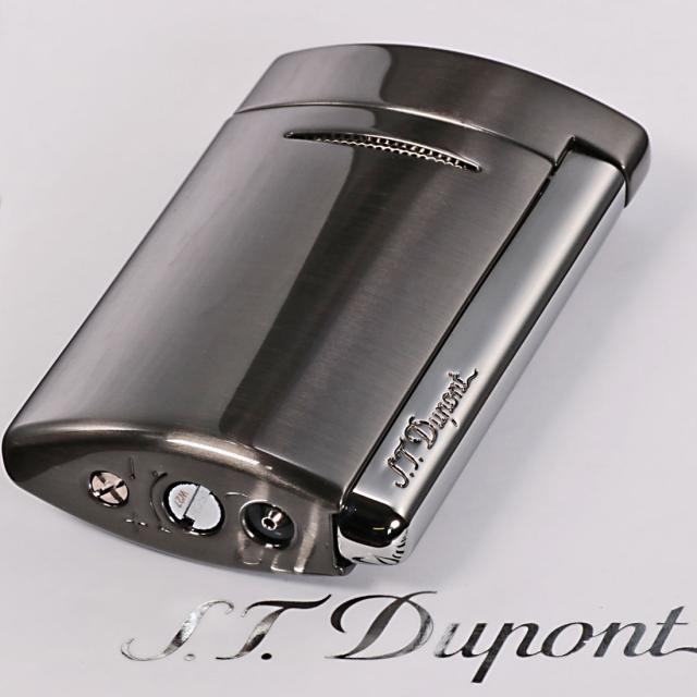 デュポン S.T.Dupont 正規品 ミニジェット 電子ガスターボライター ネイビーブルー&クローム トーチフレーム #10811(2024年9月発売) 画像4