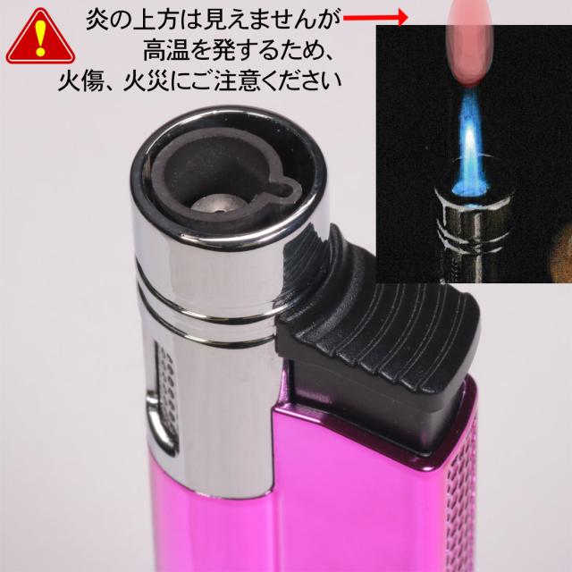 ROCK’NG-JET ガスライター ロッキンジェット ガス注入式 ジェットフレームライター アゲインスト ツインライト ROCKJET　全3色画像4
